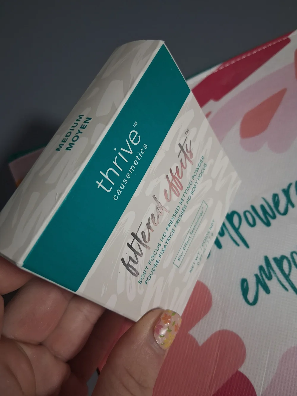 Thrive Causemetics Makeup Set with Cosmetic Bag